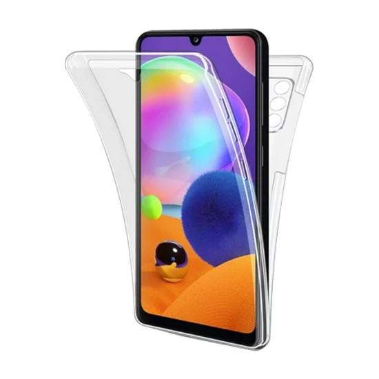 360º Silicon Case for Samsung Galaxy A31 Transparent